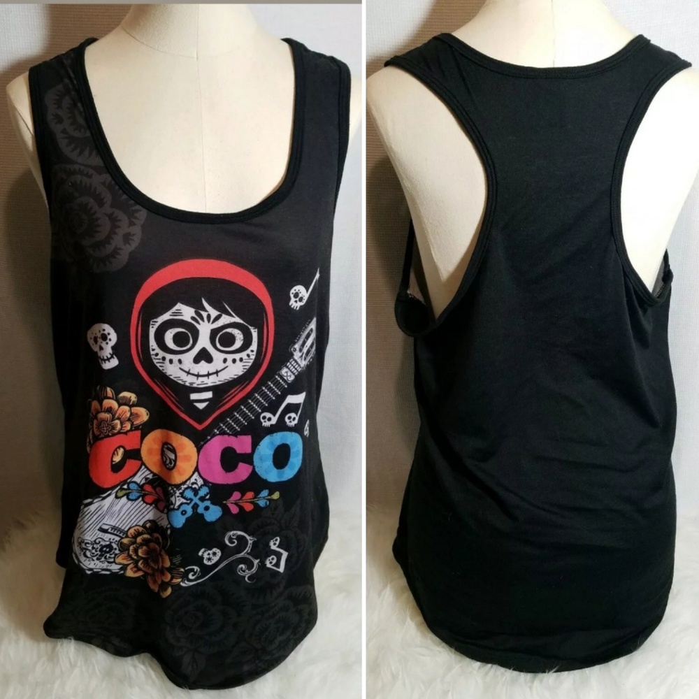 Disney Coco Tank Top Dia de los Muertos Movie